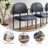 Prather Tania Comfort Upholstered Stackable Side Reception Chair-6113198-118229050