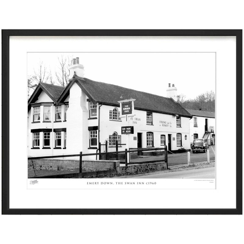 South Cerney, Silver Street C1960 1 Piece Single Picture Frame Wall Art, 45cm H x 60cm W x 2.3cm D