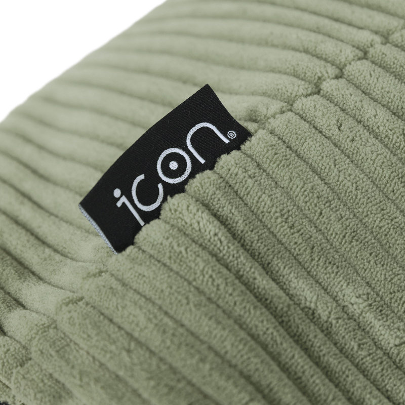 Soul 55Cm Round Pouffe, Sage Green