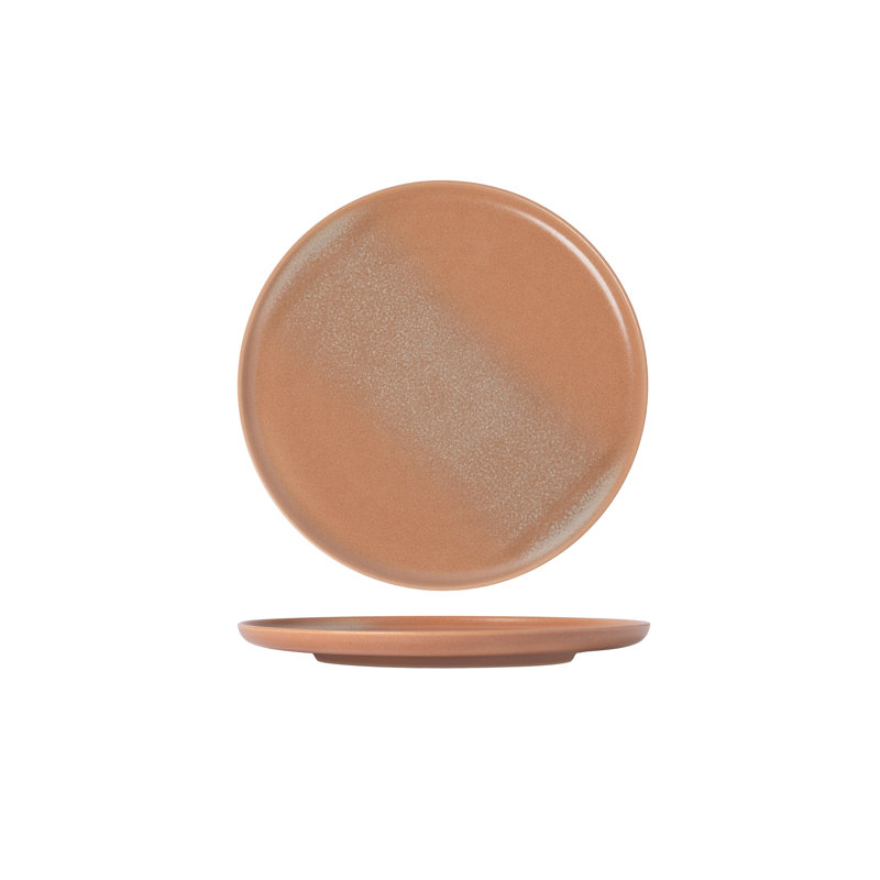 Assiette plate en grès de 10,75 po Cloud Terra Island (ensemble de 4), Terra Rosa, Terra Rosa