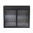 2-Door Wall-Mounted Metal Storage Cabinet With Tempered Glass Doors & Shelves For Bathroom, Kitchen, Living Room & Office, Bathroom Storage-507691080