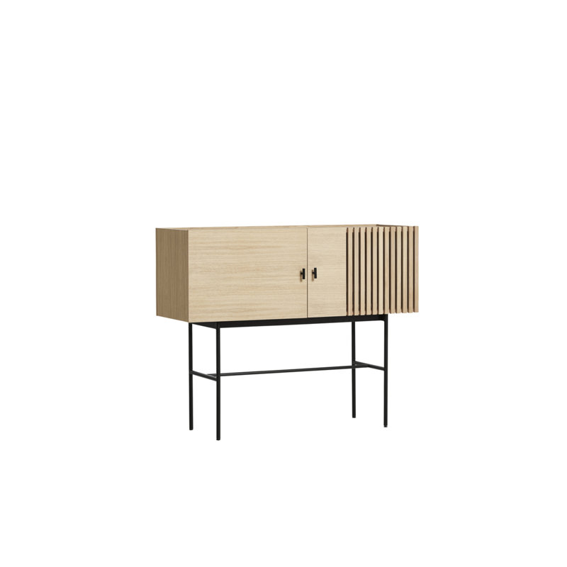 Array Sideboard (120 Cm), Black/Oak