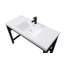 Ensemble de meuble-lavabo simple 48 po avec plateau en résine Raya