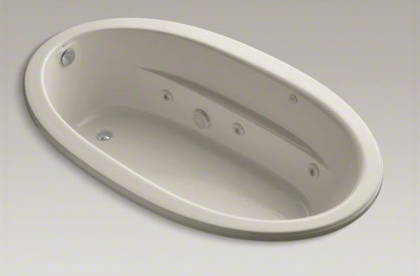 Sunward 72" x 42" Whirpool Bathtub, Sandbar