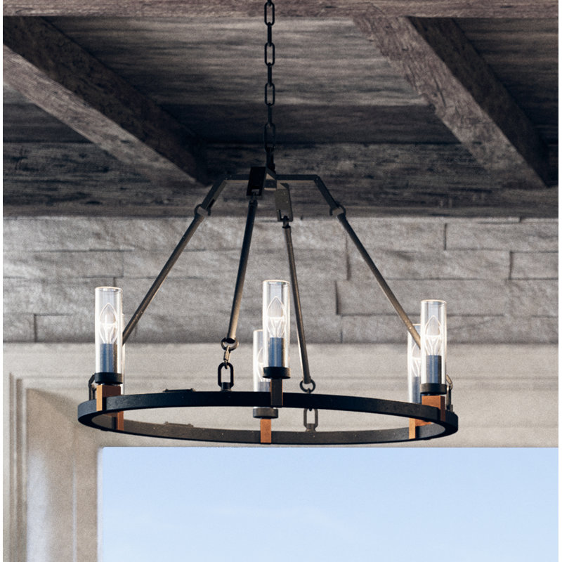 Magana 6 - Light Outdoor Chandelier