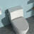Ceramic Toilet With Tornado Technology - One Piece, White, Silent Seat, High , Powerful Cleaning One In White Soft Close Glaze, Flushing, Chair-Height Convenience
