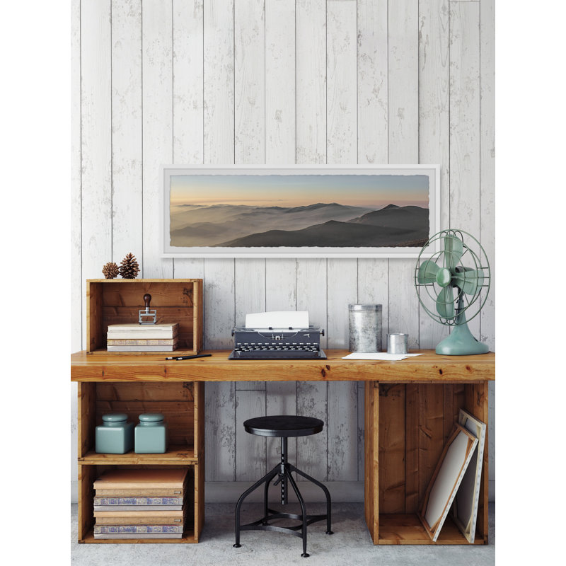 It's a New Day 1 Piece Single Picture Frame Wall Art, 38cm H x 114cm W