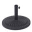 33 lb Base de parasol de patio robuste en noir