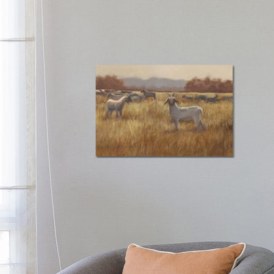 Reproduction d’art, "pâturage chèvres I" par Ethan Harper