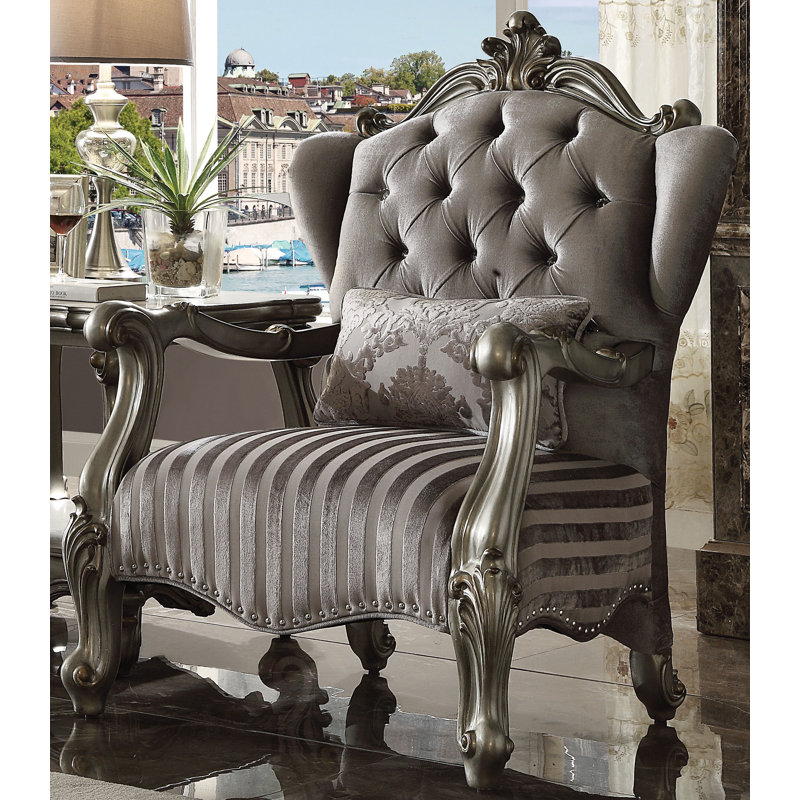 Chaise d'appoint Alzado, Platine antique