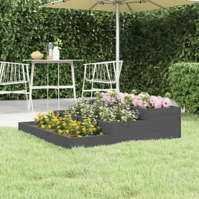 Anneclaar Self-Watering Wood Raised Garden Bed