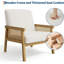 Chaise avec accoudoirs en rotin Boucle-810453407
