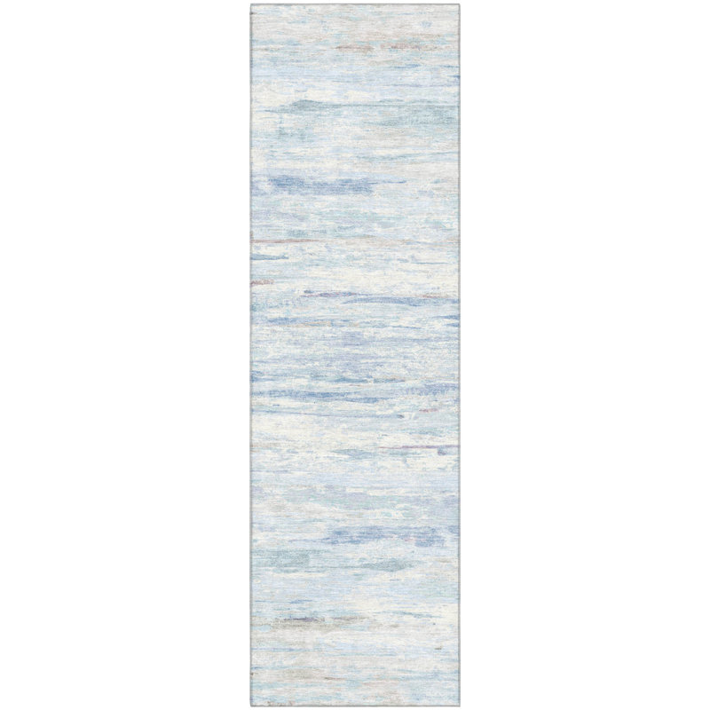 Premium Machine Washable Pirtle AMF1985 Abstract Rug, Runner 2'3" x 7'6"