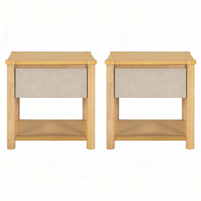 Table de chevet en bois Farmhouse