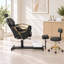 Fauteuil de pédicure avec bain de pieds massant, fauteuil de spa pivotant à 360° - Noir-135791485