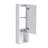 12" Bathroom Wall Cabinet, Soft Close Doors, Float Mounting Design
