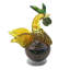 French Art Glass Rooster