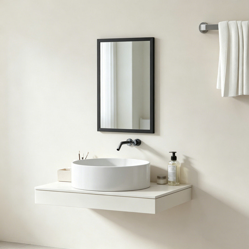 Rectangle Wall Mirror, 60 x 40cm