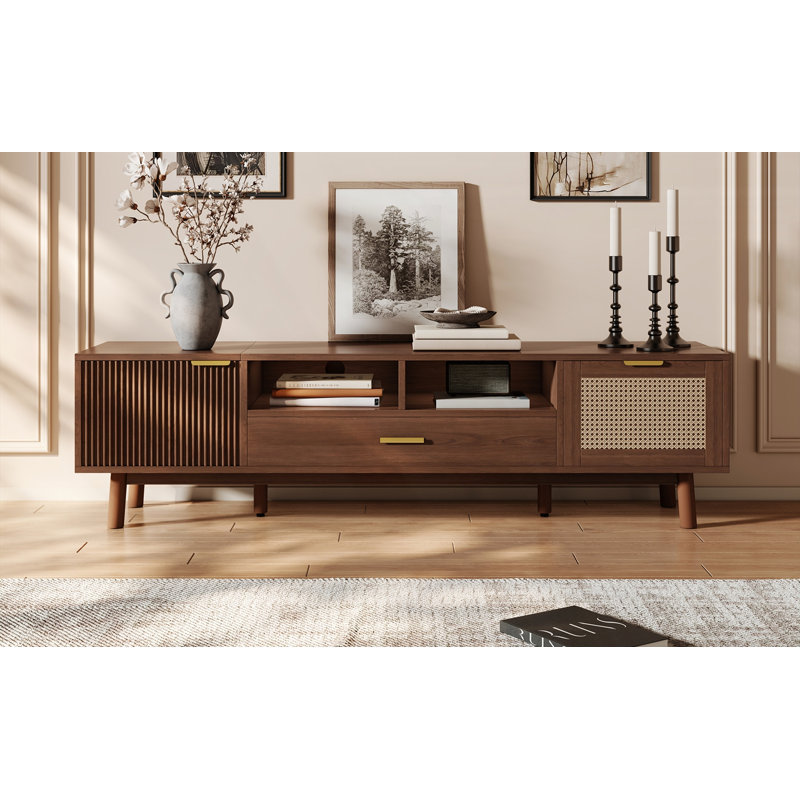 Wood Fashionable TV Stand for 75" TVs