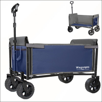 Chariot pliable tout-en-un convertible avec ouverture latérale et laisse pour chien