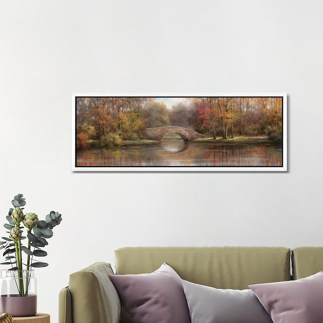 Entlang des Flusses I von T.C. Chiu - Panoramaleinwand auf Leinwand Giclée auf Leinwand