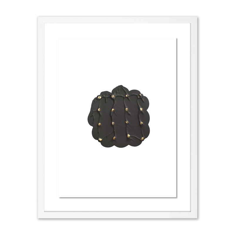 « gray golden print 1 » par anne mersmann-cadre photo, reproduction d’art sur papier, Blanc, H 24 po x l 19 po x P 1,5 po