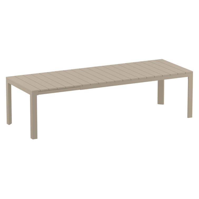 Barbur Extendable Rectangular Outdoor Dining Table