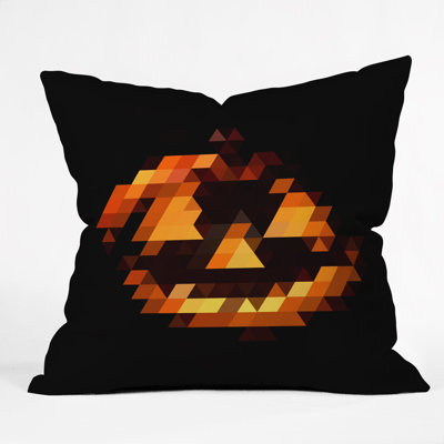 Jackolantern Throw Pillow