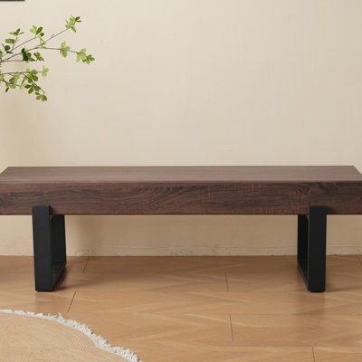 Banc d'entrée 59 "et banc de table de cuisine moderne, lit pour l'intérieur