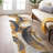 Fritze Modern Performance Ivory/Gray/Mustard Rug-1824327324