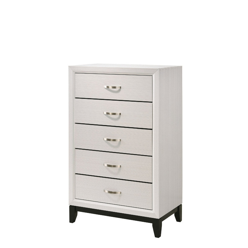 31.1'' W 5 - Drawer Dresser, White