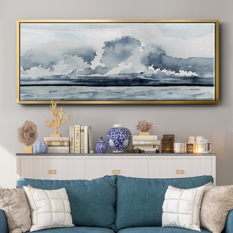 «Passing Rain Storm II», toile encadrée, H 20 po x l 50 po