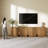 Eastampton Solid Wood TV Stand 2 - Door Accent Cabinet (4-Piece Set)-201076496