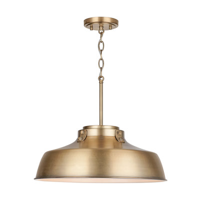Luzon Single Light Metal Dimmable Pendant