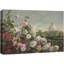 Rustique campagne rose, fleurs blanches et blanches dans le jardin, illustrations, décor floral rustique, botanique-101090897-101090898