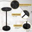 Table d'appoint noire moderne