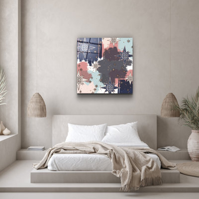 Stunning Decorative Tempered Glass Painting, 19.7 x 19.7 Inches | 100% Tempered Glass, Thickness: 0.16 Inches | UV Printing for Vibrant Colors | Perfect for Home Décor, Living Room or Office Wall Art