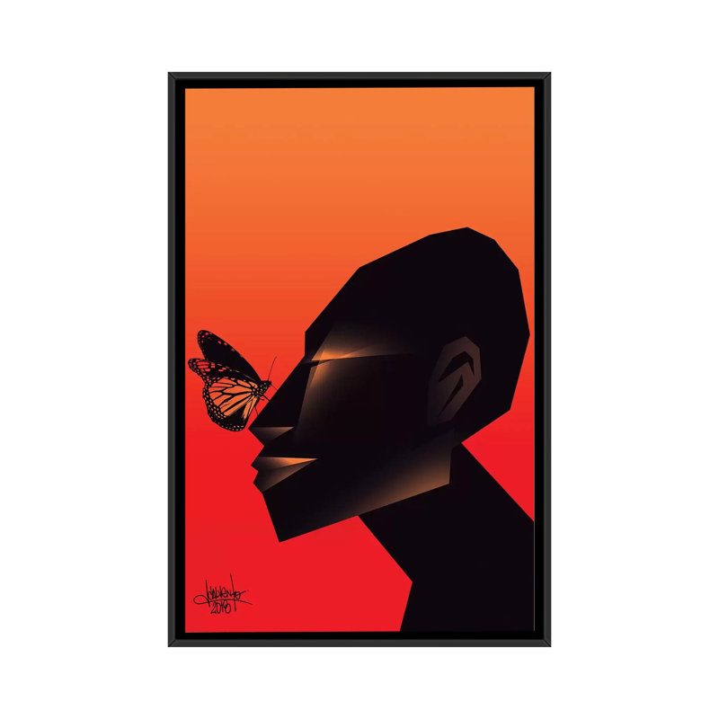 Dry I by VCalvento - Print on Canvas, 66.04 cm H x 45.72 cm W, Black Framed