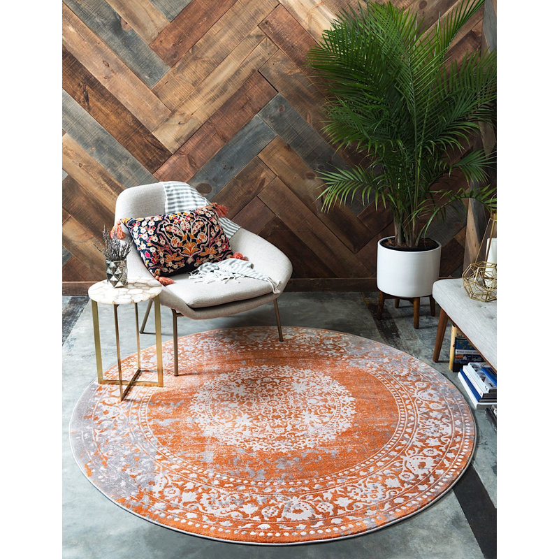 Pharaoh Abstract Indoor Rug, Square 4'