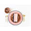 Blush And Pine Color Block Round Placemat Set Of 4-84393713