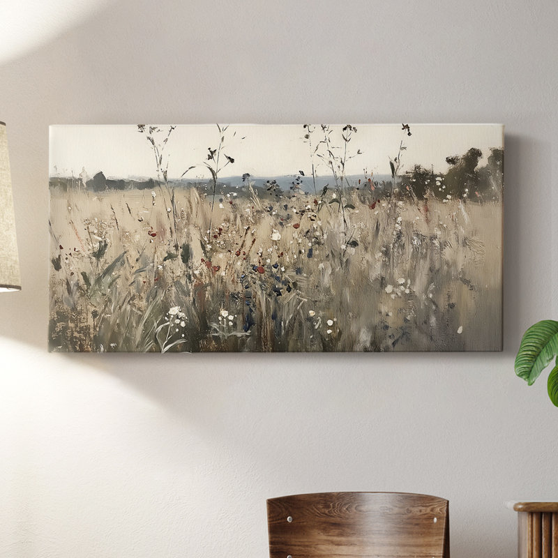 Série paysage - C XXVII - Toile tendue avec châssis - Prêt à accrocher, H 16 po x l 32 po