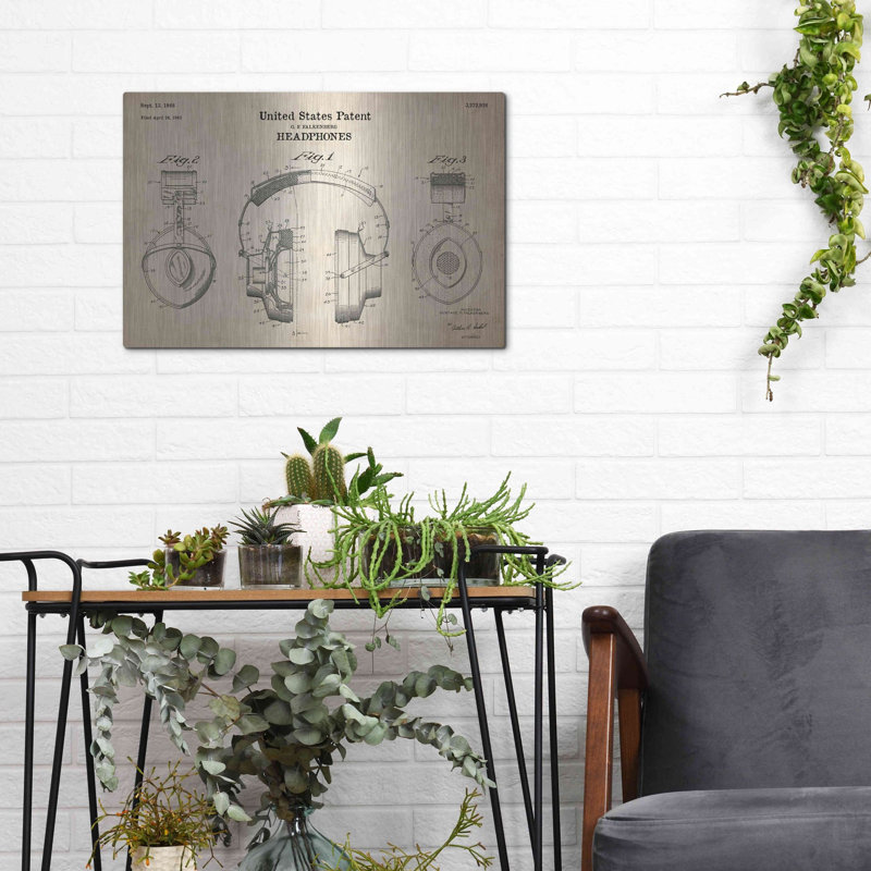 Art mural en métal Luxe, H 12 po x l 16 po