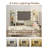 Makeup Vanity with Lighted Mirror & Built-In Outlet, Vanity Desk with 5 Drawers for Bedroom & Dressing Room