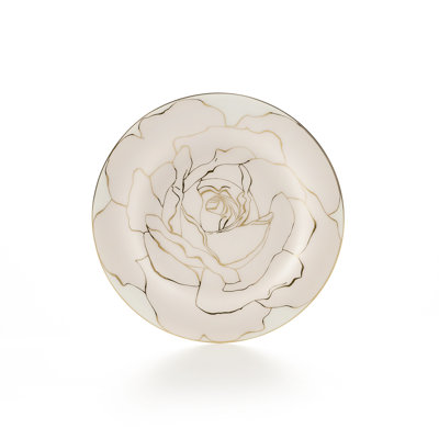 Gosselin Rose Blossom Appetizer Plate 5.9"
