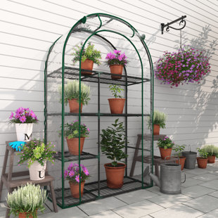 3.2'W x 1.4'D ×5.2'H Small Hobby Greenhouse