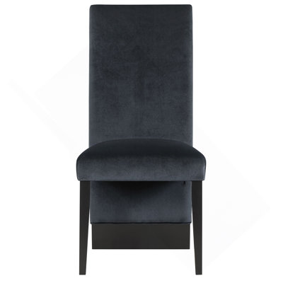 Ensemble de 2 chaises de salle à manger noires STACEY