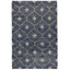 Reign Geometric Area Rug in Indigo