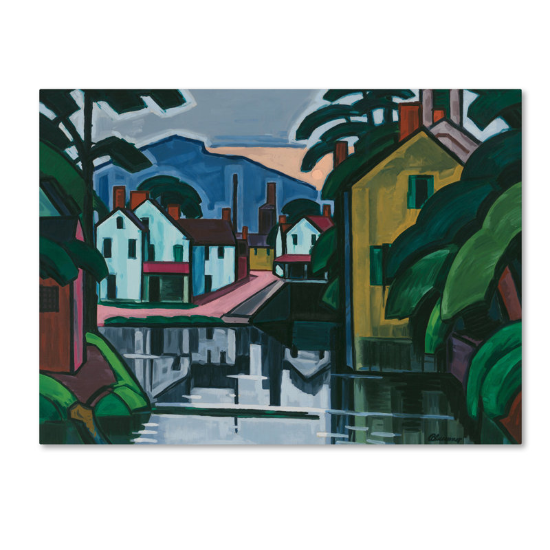Mid-Century, 14" H x 19" W