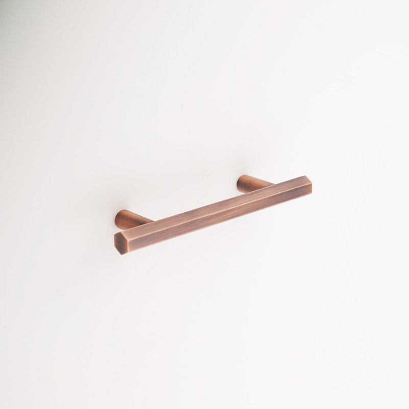 Poignée de tiroir en cuivre massif Madelyn Carter Abigail, Cuivre antique, 3 3/4″