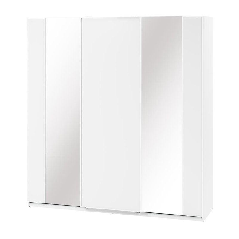 Nely Manufactured Wood Wardrobe, 235cm H x 220 cm W x 71cm D
